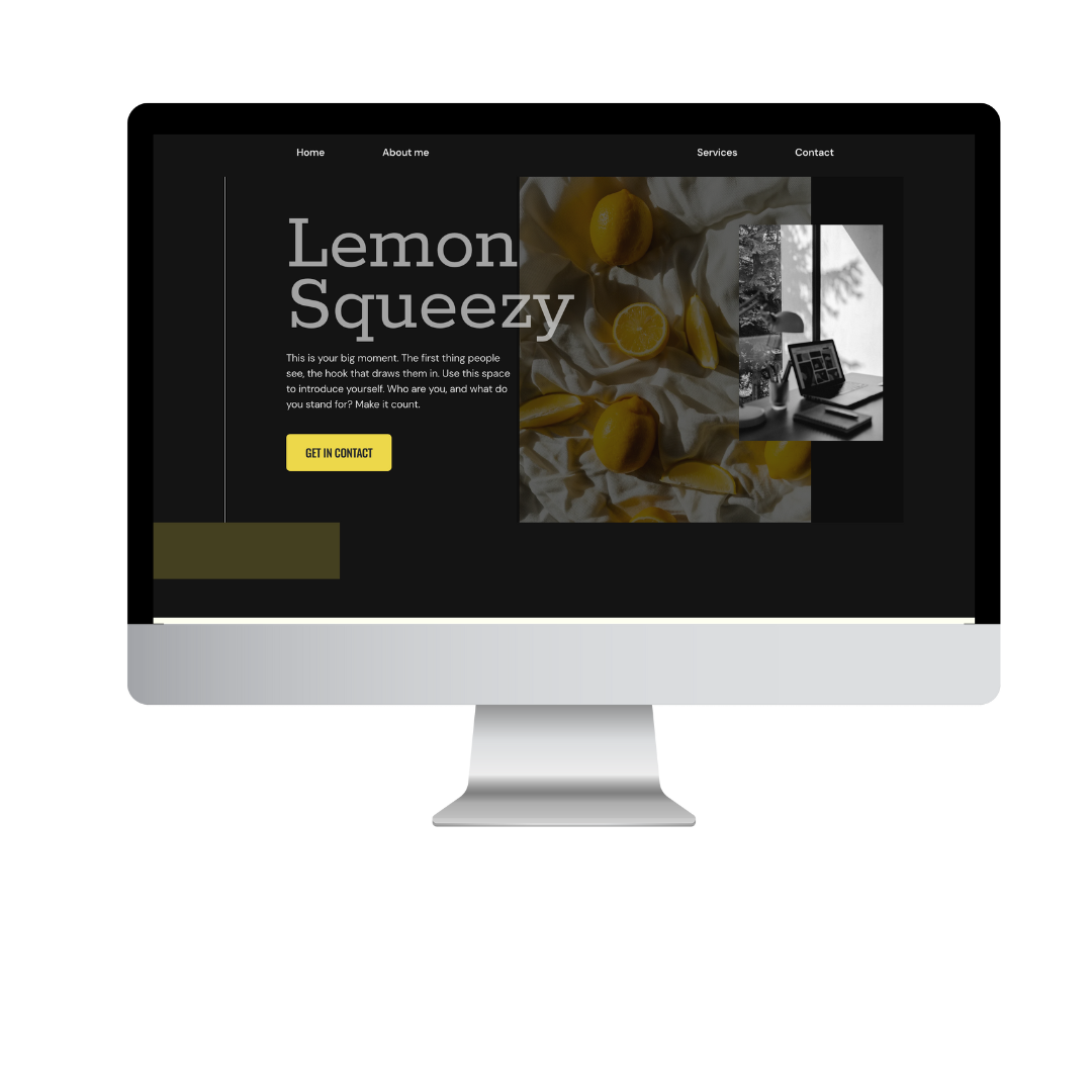 Lemon Squeezy - ZZP Website template