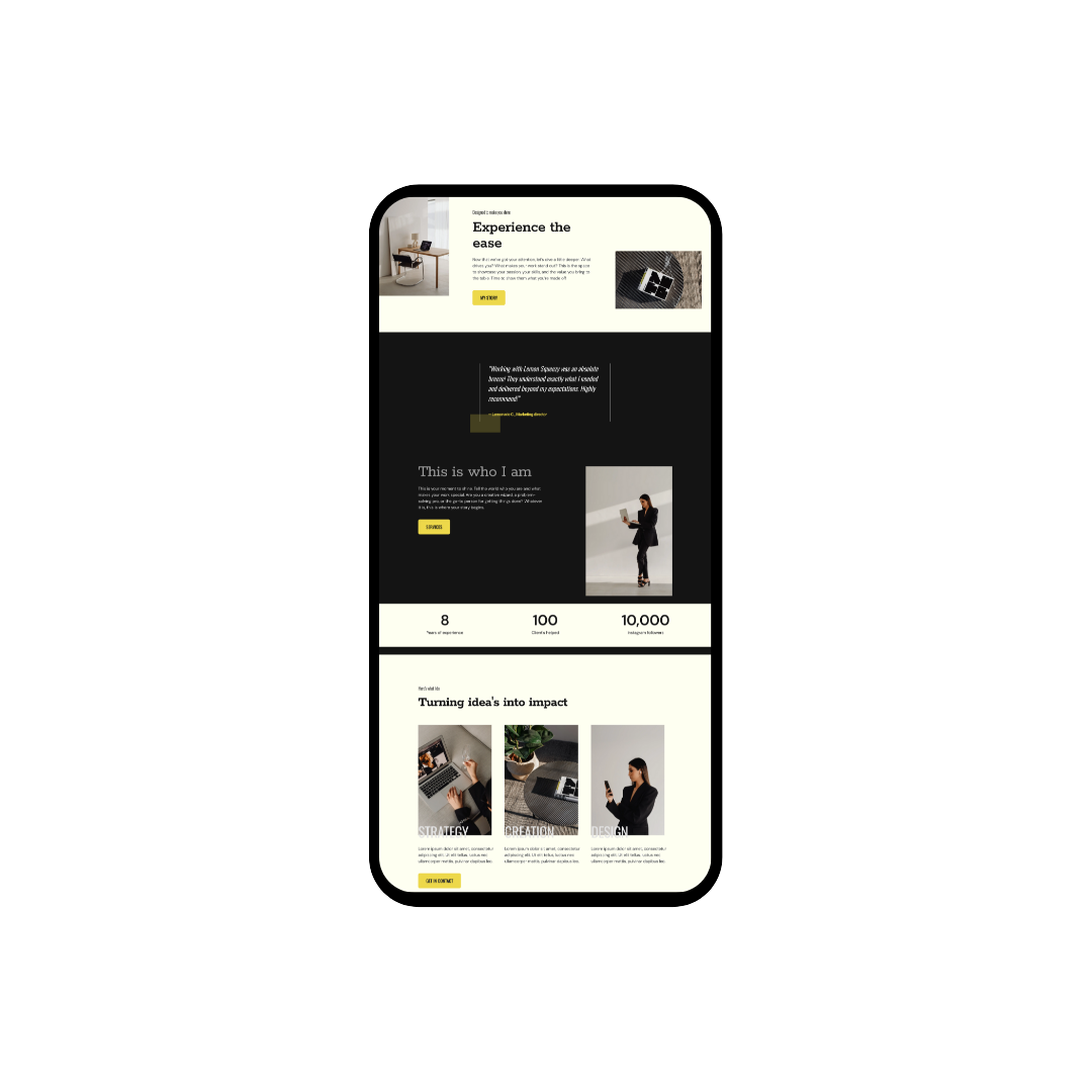 Lemon Squeezy - ZZP Website template